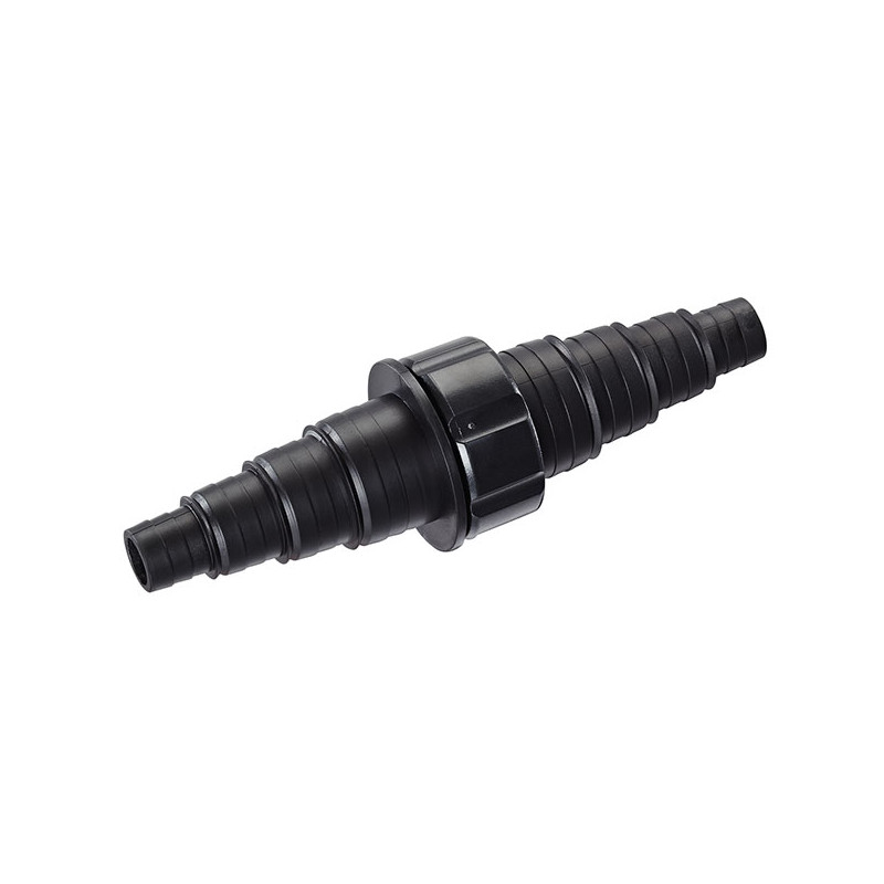 Hose connector universal 19 mm to 38 mm