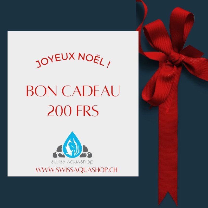 Bon cadeau 200 CHF