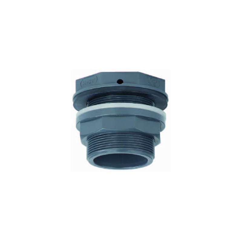 VDL wall bushing with flat outlet