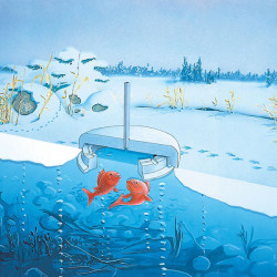 Anti-ice 40 cm surface anti-freeze system