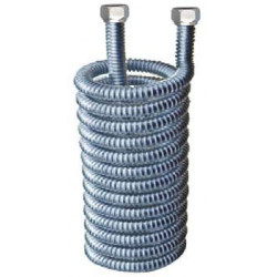 Stainless steel coil spiral hose 1" set 10m
